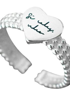 小众设计时尚个性爱心戒指