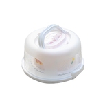 生日蛋糕盒子重复使用透明6/8/10寸包装托盘手提烘焙蛋糕打包盒