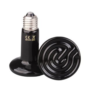 陶瓷加热灯育雏宠物无光保温灯爬宠乌龟爬虫无光灯芦丁鸡养殖灯架