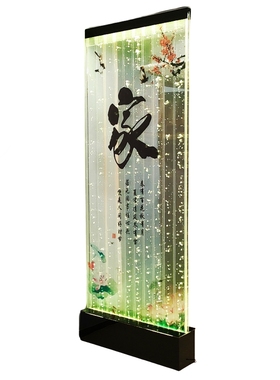 大型气泡屏风led亚克力水幕墙
