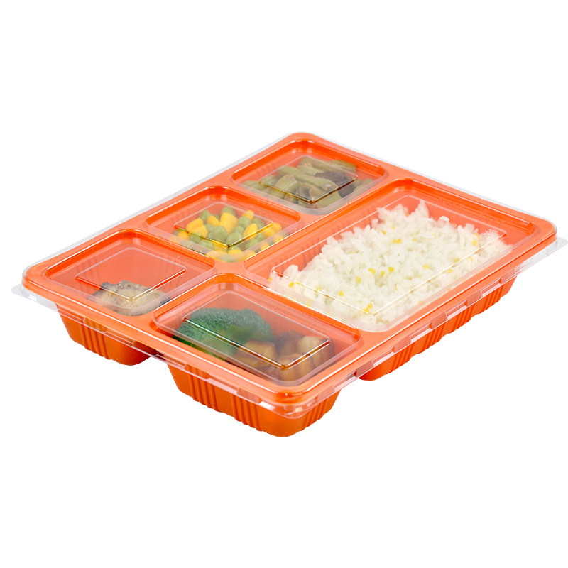 加厚一次性餐盒长方形塑料