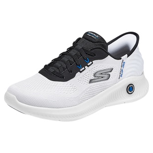 斯凯奇闪穿鞋|2025秋季一脚蹬健步鞋舒适休闲运动男鞋厚底散步鞋