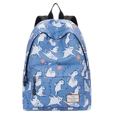 印花卡通双肩背包女学涤纶送礼品