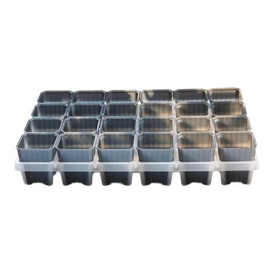 花一天堂透灰7方花盆托架整理盘