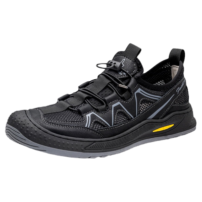 老人头透气镂空网面鞋男2026夏季新款防滑鞋底运动户外男士休闲鞋