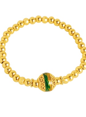 古法沙金珐琅国风轻奢手链