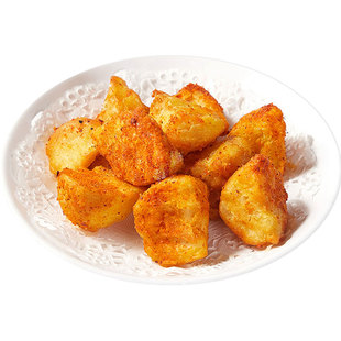 嫩丫免浆锅巴土豆豌豆薯油炸脆皮洋芋马铃薯块夜市速冻半成品商用