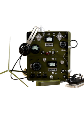 复古仿真发报机模型老物件道具