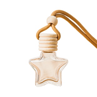 高档DIY车载香薰瓶空瓶自装香水分装瓶挥发器挂饰吊坠持久淡香氛