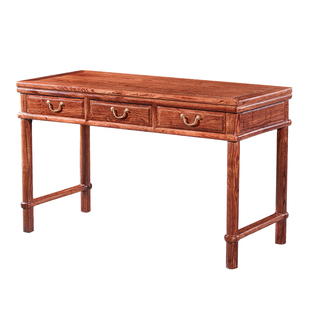 红木小书桌刺猬紫檀电脑台非洲黄花梨写字台新中式实木家具办公桌