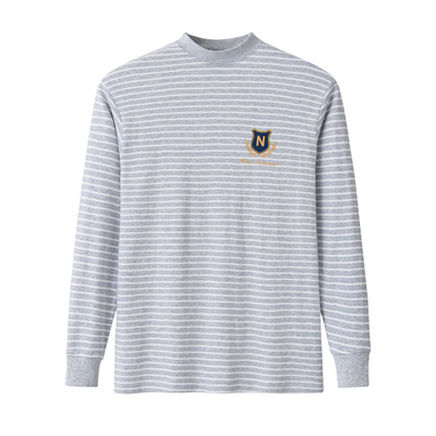 青少年单件保暖上衣纯棉薄款大童秋衣男初高中学生棉毛衫全棉线衣