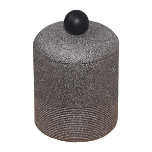 2024新款高档圆形棉签盒带盖个性创意棉花棒收纳盒轻奢牙签牙线盒