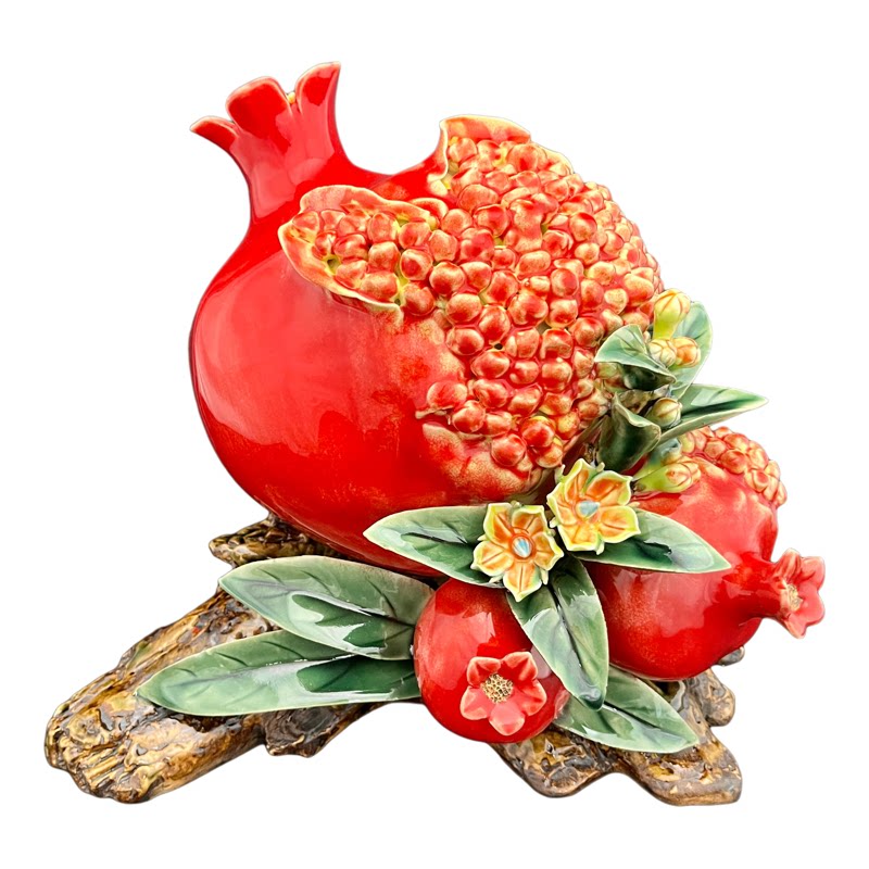 多子多福仿真石榴装饰摆件
