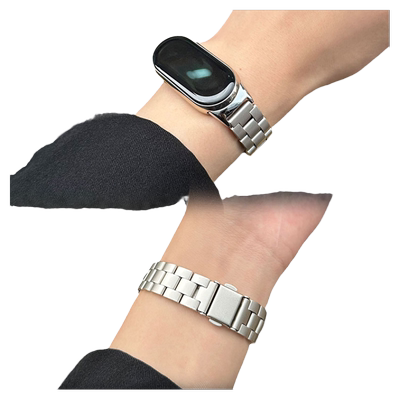 鑫景辉小米手环三珠金属表带