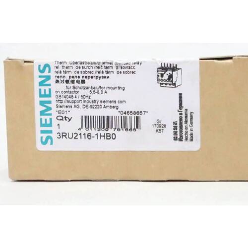 询价-3RU2116-1HB0热过载继电器