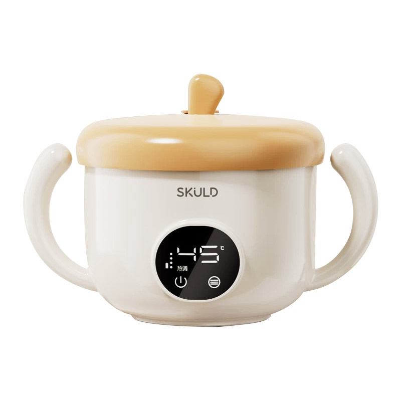【免注水】skuld时蔻婴儿宝宝辅食碗儿童餐具专用智能加热恒温碗