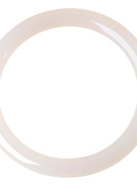 52.8mm和田玉藕粉细条手镯