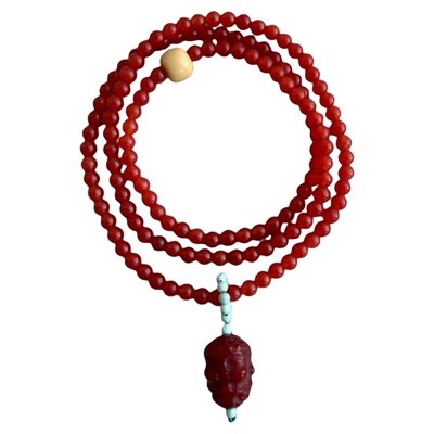 原矿保山南红多层手串本命年饰品