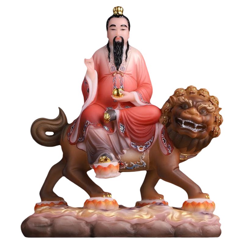 太乙真人神像摆件汉白玉救苦天尊
