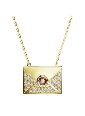 施华洛世奇情书项链送女友