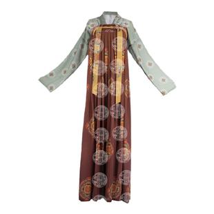 花荣生春锦裳御阁原创汉服女夏齐胸襦裙复原唐花纹一片式六米摆