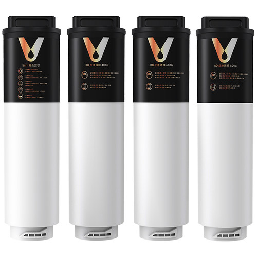 云米Super/Vision3 1000G/1200G Pro净水器滤芯5in1复合 RO反渗透