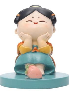 古风唐仕女手机支架小摆件创意家居装饰品客厅办公室桌面女生礼物