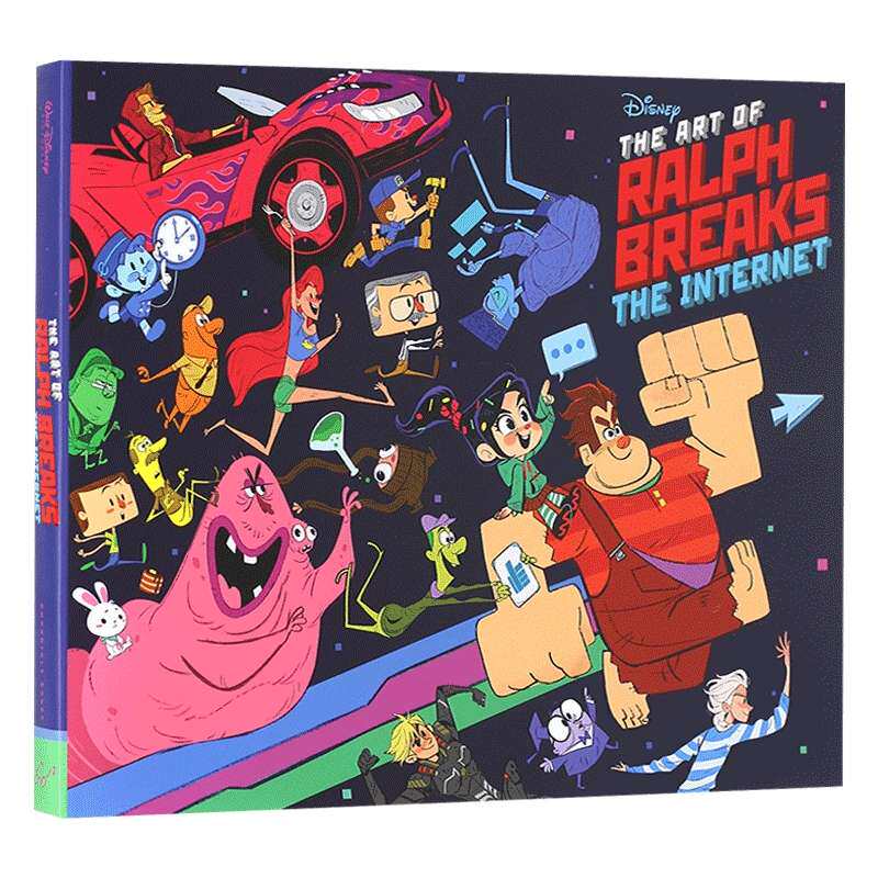 华研原版 无敌破坏王2:大闹互联网 英文原版 The Art of Ralph Breaks the Internet 电影设定集  英文版 进口英语书籍