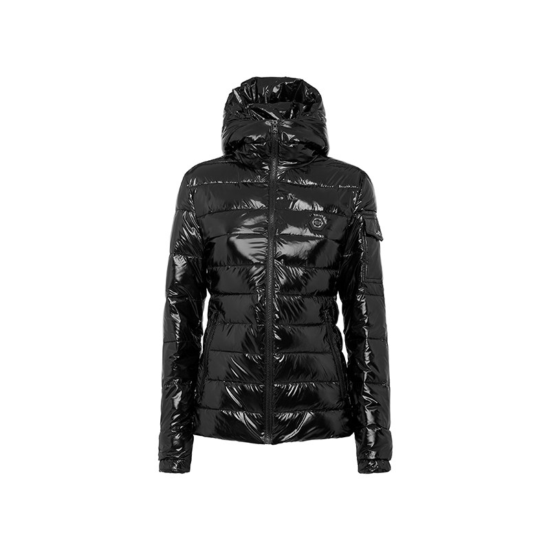 PHILIPP PLEIN 女士亮面连帽夹克外套秋冬