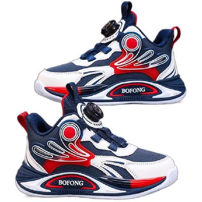 2025新款秋冬儿童男童中大童跑步鞋子时尚百搭二棉加厚加绒运动鞋