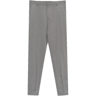 灰色春季商务梭织长裤