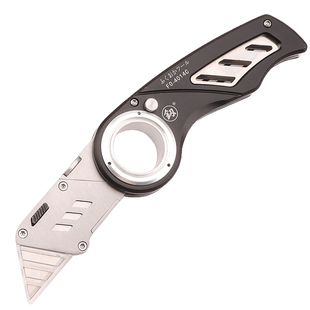 折叠美工刀金属重型壁纸刀刀具钩刀电工刀牛角刀剥线勾刀梯形刀片