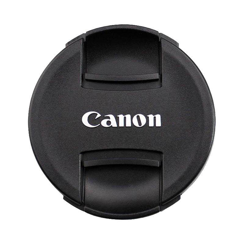 Canon/佳能原装镜头盖58 67 72 77 82mm单反相机镜头原厂保护盖送防丢绳200D二代800D 18-55