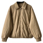 INKNOTS美式复古简约高级感90绒加厚羽绒服男女短宽教练夹克外套