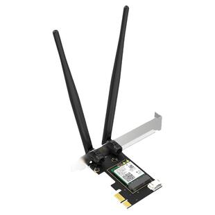 COMFAST CF-AX200 SE千兆大功率无线网卡台式电脑wifi接收器pci-e外置5G双频wifi6游戏电竞网卡蓝牙5.2二合一