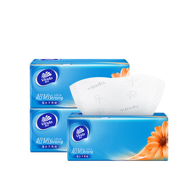 维达超韧3层100抽24包抽纸