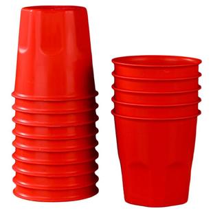 稻壳水杯食品级一次性红茶杯喜事热饮家用喝水耐高温硬质塑料杯子