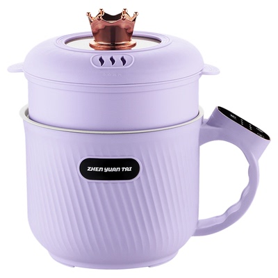 智能电煮锅多功能迷你单人小火锅家用电饭锅不粘锅学生宿舍电热锅