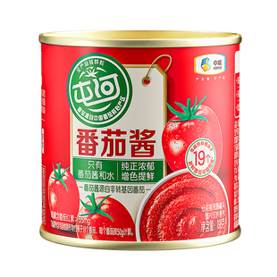 中粮屯河新疆内蒙番茄酱198g罐头无添加剂番茄膏西红柿酱家用