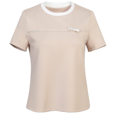 扬芬缇2025高级设计感短袖T恤女