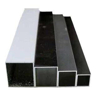 黑色白色铝合金小方管15x15 20x20 25x25 30x30铝方通空心管