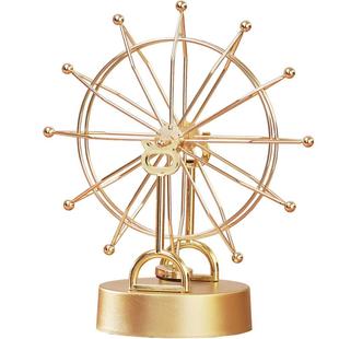 北欧创意个性永动机仪摩天轮摆件旋转牛顿摆件家居客厅卧室装饰品
