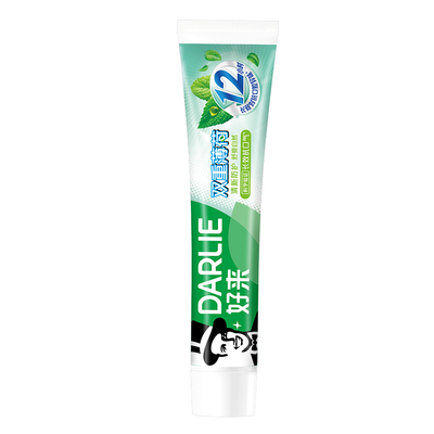 好来双重薄荷牙膏160g清新口气