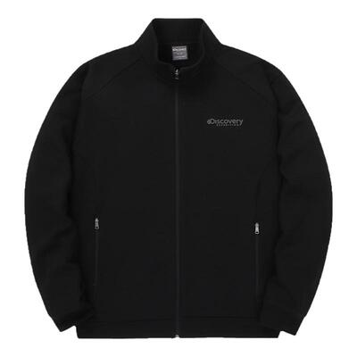 Discovery探索秋冬户外运动外套简约长袖立领夹克开衫男