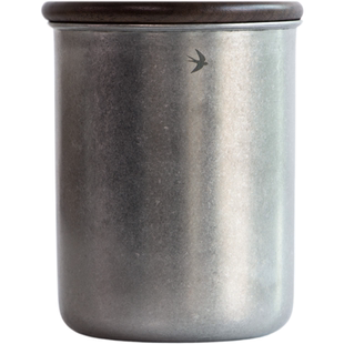 日式复古密封储物罐储存咖啡豆304不锈钢大容量家用圆形收纳罐子