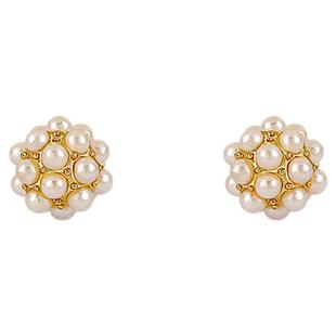 珍珠耳钉女小众设计高级感纯银针耳环2025年新款爆款轻奢耳饰礼物