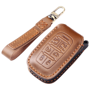 适用于克莱斯勒钥匙套全新大捷龙Pacifica车PHEV智能遥控真皮扣壳