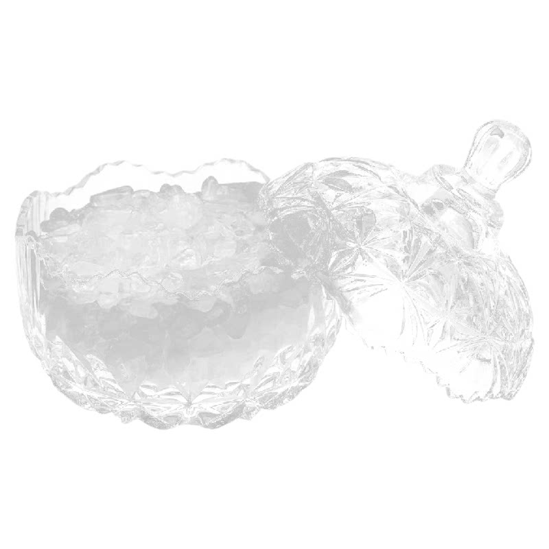 普陀山天然白水晶净化消磁碗
