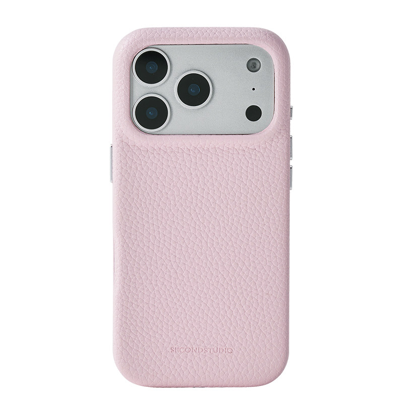 原创定制高档超纤皮质iPhone18promax手机壳磁吸17pro手工皮革全包边荔枝纹苹果16pro简约纯色保护壳皮套