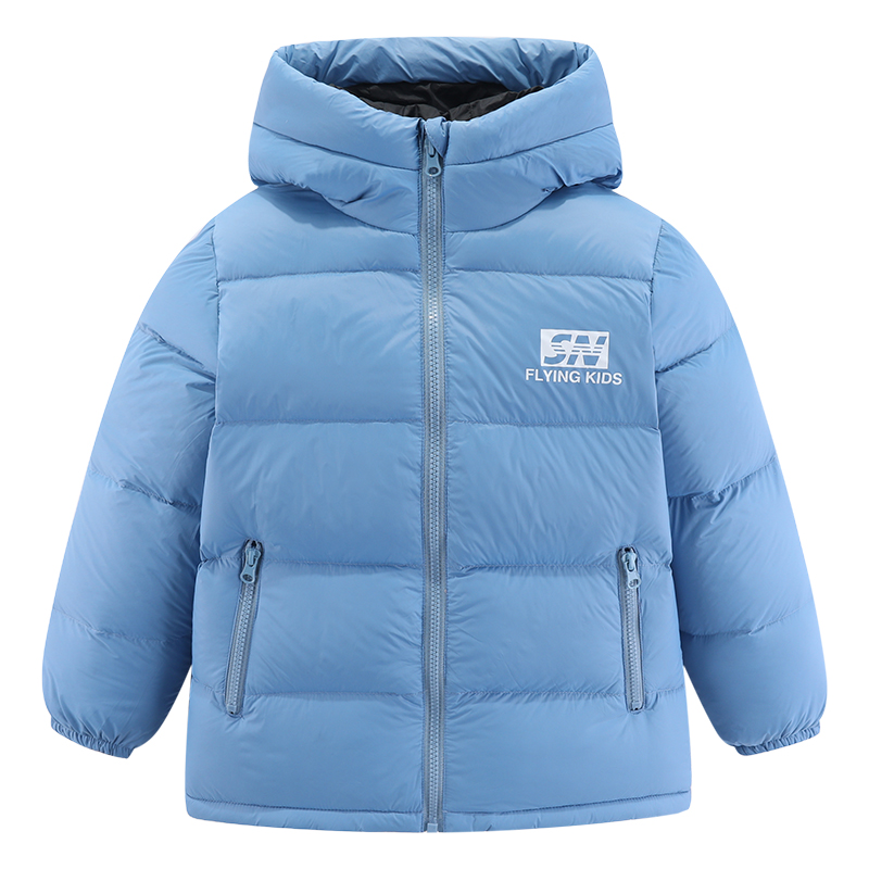 雪中飛kids兒童羽絨服新款男女童中大童洋氣加厚冬季面包羽絨服